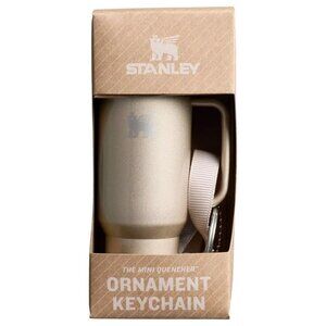 Stanley Water Bottle Keychain Christmas Tree Ornament Honey Talks Gold New